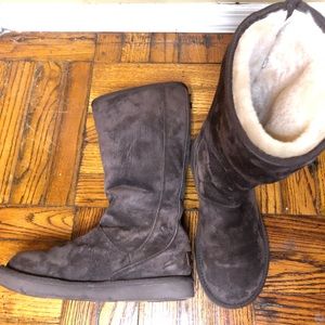 AUSTRALIA UGGS KNIGHTSBRIDGE BACK ZIP BOOTS
